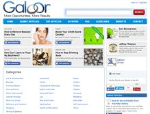 Tablet Screenshot of galoor.com